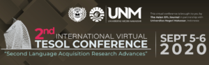 2nd International Virtual TESOL Conference 2020